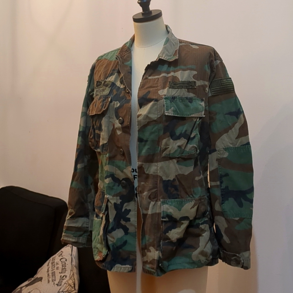 Army Uniform Military Shirt Jacket Men's Sz SM